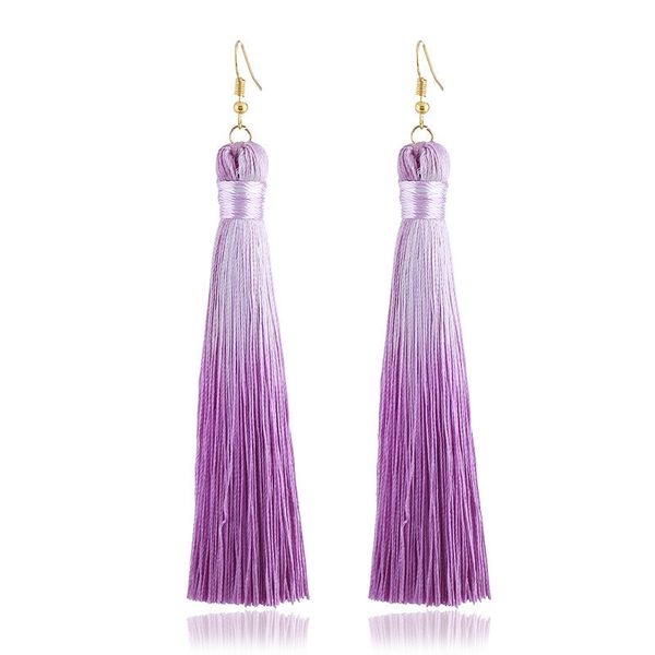 lzhlq bohemian color tassel earrings for women long solid silk fringed drop dangle earrings wedding jewelry accessories, Silver
lzhlq bohemian color tassel earrings for women long solid silk fringed drop dangle earrings wedding jewelry accessories, Silver