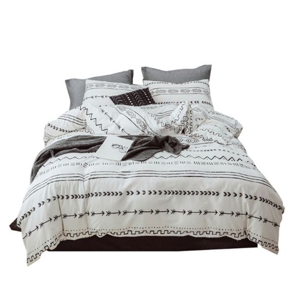 comfortable simple cotton printed bedding three-piece set quilt cover 228 x 228cm pillow cover 51 x 66cm 2
comfortable simple cotton printed bedding three-piece set quilt cover 228 x 228cm pillow cover 51 x 66cm 2