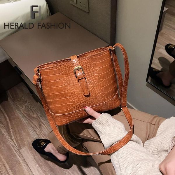vintage alligator buckets bag women handbags pu leather shoulder crossbody bag large capacity totes casual purse
vintage alligator buckets bag women handbags pu leather shoulder crossbody bag large capacity totes casual purse