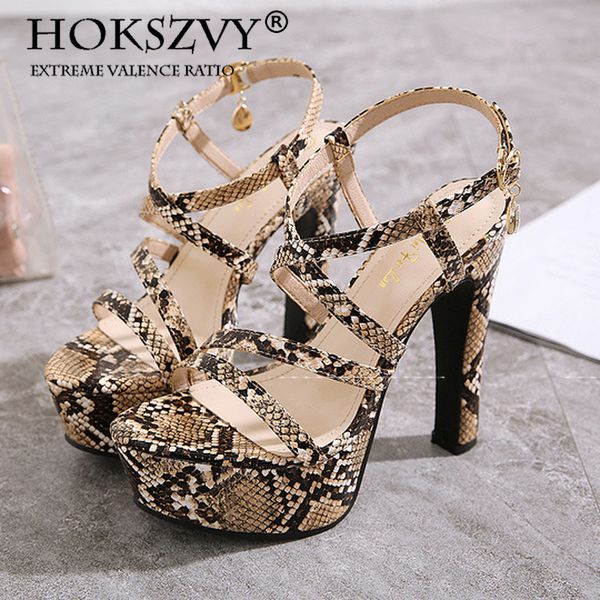 2020 new thick heel waterproof platform thick heel snake pattern color blocking high sandals women sandals, Black
2020 new thick heel waterproof platform thick heel snake pattern color blocking high sandals women sandals, Black