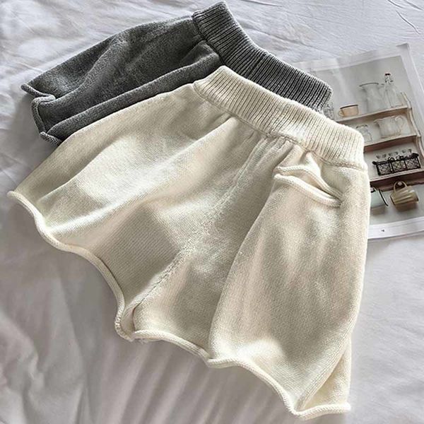 high waist solid color plus size knitted women shorts ropa de mujer short femme pantalones cortos mujer, White;black
high waist solid color plus size knitted women shorts ropa de mujer short femme pantalones cortos mujer, White;black