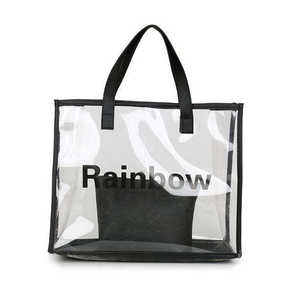 new arrival designer handbag for women colorful rainbow transparent tote pvc bags for ladies with 5 colors drop shipping
new arrival designer handbag for women colorful rainbow transparent tote pvc bags for ladies with 5 colors drop shipping
