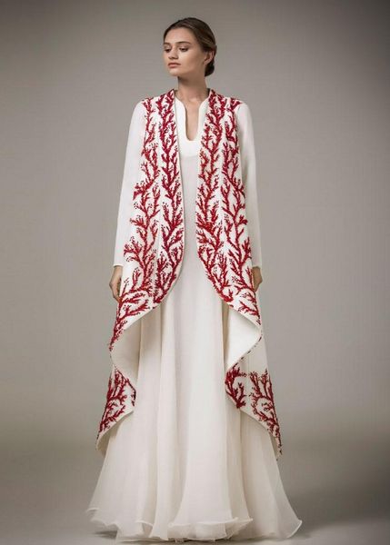 elegant white and red applique evening gowns long sleeve a line prom dresses formal wear women cape party dresses, Black;red
elegant white and red applique evening gowns long sleeve a line prom dresses formal wear women cape party dresses, Black;red