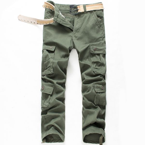 men casual pants solid cargo pants multi pocket clothing long trousers male work clothes plus size 28-42, Black 
men casual pants solid cargo pants multi pocket clothing long trousers male work clothes plus size 28-42, Black
