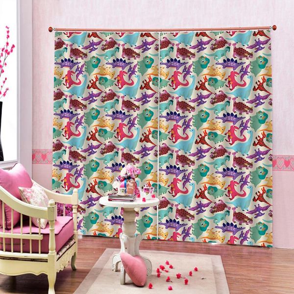 adorable cartoon dinosaur 3d digital print children's room bedroom blackout curtains
adorable cartoon dinosaur 3d digital print children's room bedroom blackout curtains