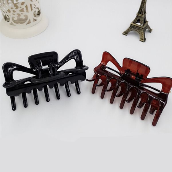 1 pc 11cm large hair clamps claw clip lady female casual big barrette crab women hairpins jaw clamp hair accessories new, Golden;silver
1 pc 11cm large hair clamps claw clip lady female casual big barrette crab women hairpins jaw clamp hair accessories new, Golden;silver