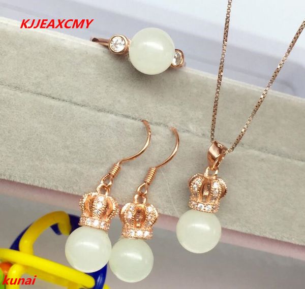 kjjeaxcmy boutique jewels 925 silver inlaid with natural yellow crown white marble pendant ring earrings with three sets of nec, Black
kjjeaxcmy boutique jewels 925 silver inlaid with natural yellow crown white marble pendant ring earrings with three sets of nec, Black