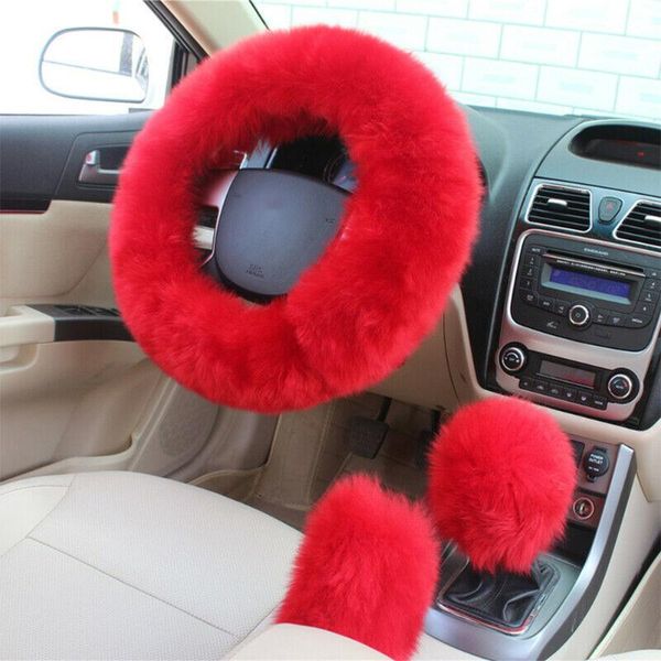 3 pcs/set handbrake accessory keep warm artificial wool car interior steering wheel cover decorative universal anti slip fas
3 pcs/set handbrake accessory keep warm artificial wool car interior steering wheel cover decorative universal anti slip fas