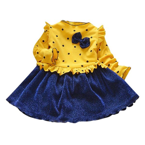 toddler infant baby girls knit princess polka dot party dress outfits girls spring autumn long sleeve lovely dress clothes, Red;yellow
toddler infant baby girls knit princess polka dot party dress outfits girls spring autumn long sleeve lovely dress clothes, Red;yellow