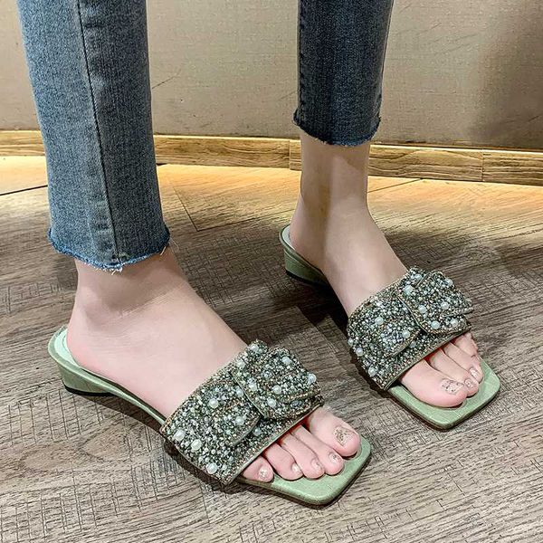 butterfly-knot female shoes glitter slides ladies' slippers lady low fashion 2020 jelly girl soft flat cotton fabric, Black 
butterfly-knot female shoes glitter slides ladies' slippers lady low fashion 2020 jelly girl soft flat cotton fabric, Black