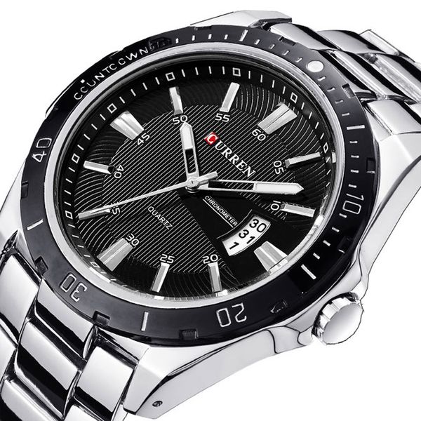 relogio masculino watches men watch curren quartz sport men full steel wristwatches dive 30m casual watch, Slivery;brown
relogio masculino watches men watch curren quartz sport men full steel wristwatches dive 30m casual watch, Slivery;brown