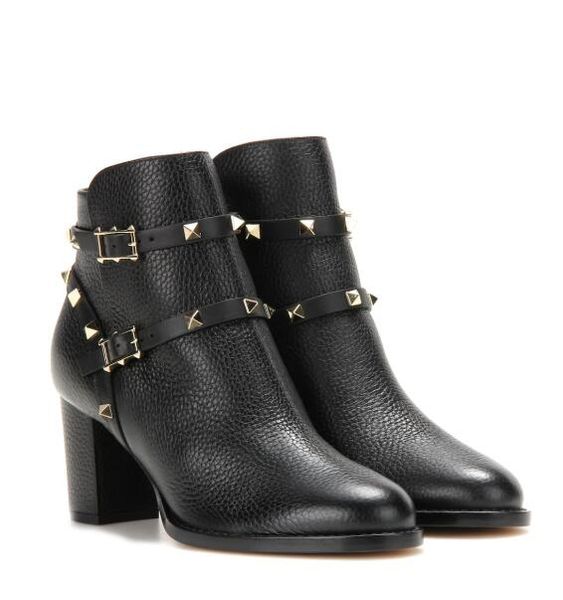 designer rock studs boots women studded straps booty party wedding fashion studded straps grainy leather ankle boots, Black
designer rock studs boots women studded straps booty party wedding fashion studded straps grainy leather ankle boots, Black