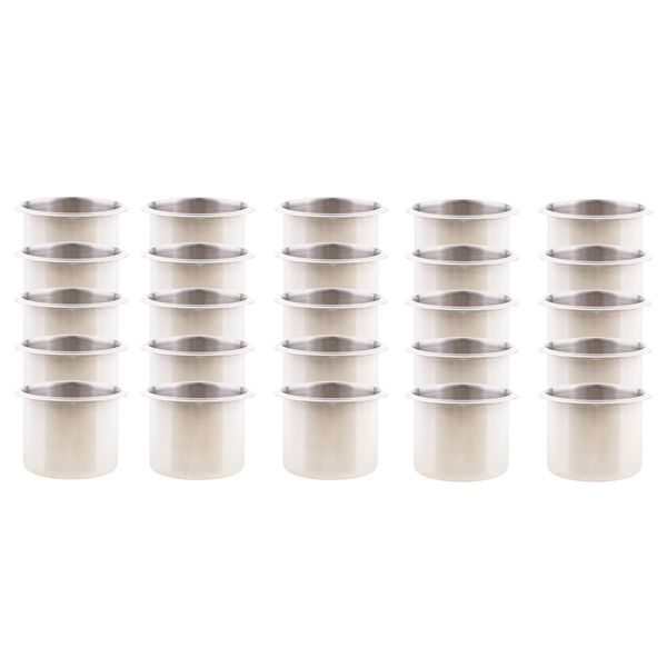 25x chrome cup drink holder for boat truck game table marine pontoon 68x55mm
25x chrome cup drink holder for boat truck game table marine pontoon 68x55mm