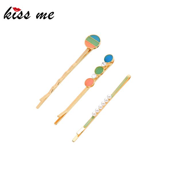kissme 3 pcs 1 set women hairpins unique multicolor enamel round crystal acrylic pearl gold color fashion hair jewelry wholesale, White;golden
kissme 3 pcs 1 set women hairpins unique multicolor enamel round crystal acrylic pearl gold color fashion hair jewelry wholesale, White;golden