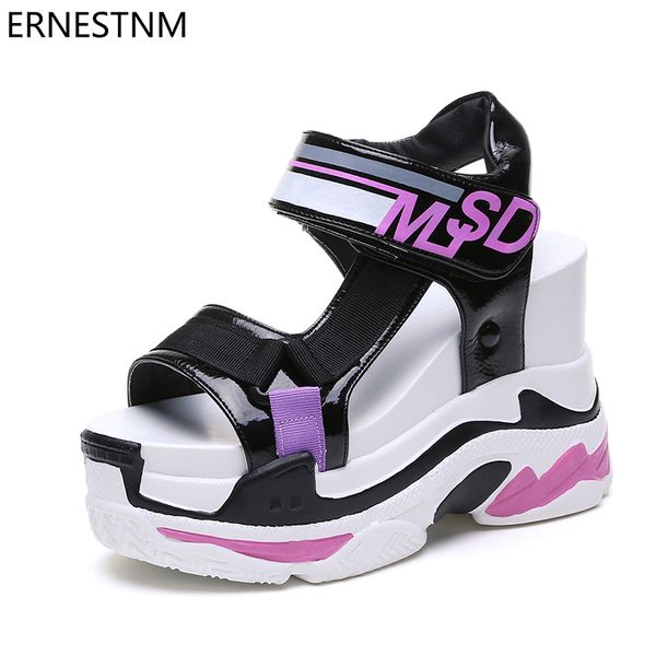 ernestnm women sandals 2020 summer chunky high heels female wedges shoes for women platform patchwork casual sandalia feminina, Black
ernestnm women sandals 2020 summer chunky high heels female wedges shoes for women platform patchwork casual sandalia feminina, Black