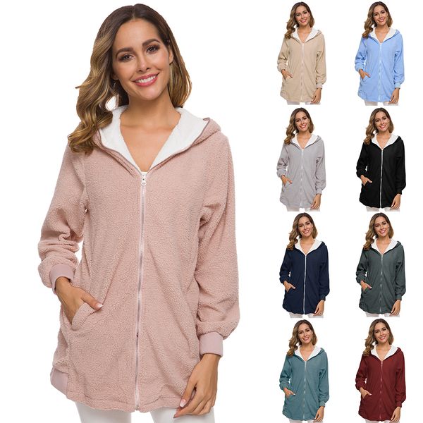 casual women coat long sleeve hooded solid outwear ladies fashion jacket simple autumn winter clothes casaco feminino 2020, Tan;black
casual women coat long sleeve hooded solid outwear ladies fashion jacket simple autumn winter clothes casaco feminino 2020, Tan;black