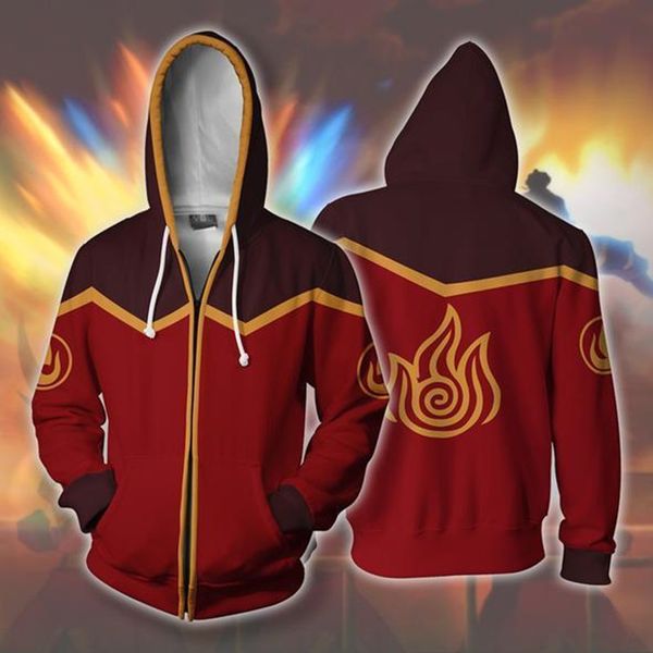 avatar: last airbender costumes flame cosplay 3d hoodies men women streetwear sweatshirts zipper hooded jacket clothing, Black
avatar: last airbender costumes flame cosplay 3d hoodies men women streetwear sweatshirts zipper hooded jacket clothing, Black