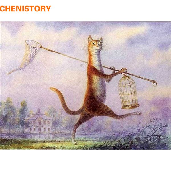 paintings chenistory picture diy painting by numbers abstract animals cat modern wall art canvas for home decor 40x50cm 
paintings chenistory picture diy painting by numbers abstract animals cat modern wall art canvas for home decor 40x50cm