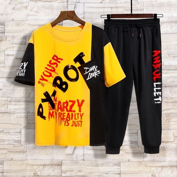 2020 mens streetwear hip-hop spring summer outfit t-shirt and pant male suit pullover two piece set casual rap clothes, Gray
2020 mens streetwear hip-hop spring summer outfit t-shirt and pant male suit pullover two piece set casual rap clothes, Gray