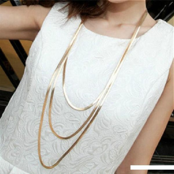 2016 new arrival women the three layer metal button accessories new long necklace sweater chain female luxury decoration chain, Silver
2016 new arrival women the three layer metal button accessories new long necklace sweater chain female luxury decoration chain, Silver
