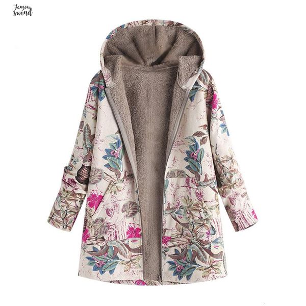 coats cotton winter jacket womens outwear coat warm outwear floral print hooded pockets vintage oversize coats, Black;brown
coats cotton winter jacket womens outwear coat warm outwear floral print hooded pockets vintage oversize coats, Black;brown