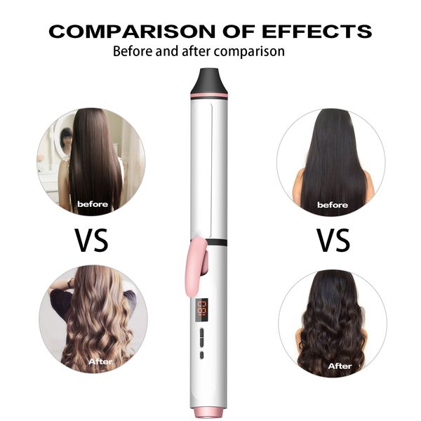 new professional styling tools hair curling iron ceramic heating rod 26mm salon hair curler with lcd temperature display, black
new professional styling tools hair curling iron ceramic heating rod 26mm salon hair curler with lcd temperature display, black