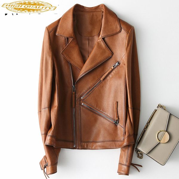 fashion streetwear female jacket coat spring autumn elegant casual punk motorcycle genuine leather jackets women 28215, Black
fashion streetwear female jacket coat spring autumn elegant casual punk motorcycle genuine leather jackets women 28215, Black