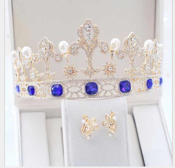 the wedding crown of the european and american luxurious handmade hair jewelry princess, Slivery;golden
the wedding crown of the european and american luxurious handmade hair jewelry princess, Slivery;golden