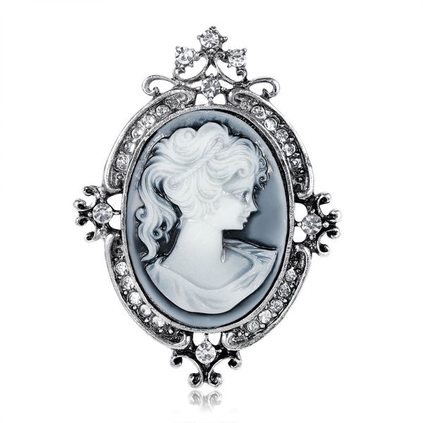 rhinestone jewelry retro beauty head brooch crystal brooch alloy diamond accessories pins wholesale, Gray
rhinestone jewelry retro beauty head brooch crystal brooch alloy diamond accessories pins wholesale, Gray