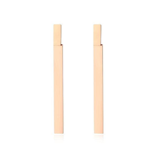 stud stainless steel glossy long earrings rose gold geometric rectangle shape jewelry for women hyperbol office je19012, Golden;silver
stud stainless steel glossy long earrings rose gold geometric rectangle shape jewelry for women hyperbol office je19012, Golden;silver