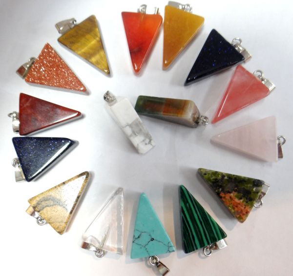 natural stone assorted tiger eye turquoises quartz crystal mixed triangle charms pendants for diy jewelry making necklace50pc, Silver
natural stone assorted tiger eye turquoises quartz crystal mixed triangle charms pendants for diy jewelry making necklace50pc, Silver