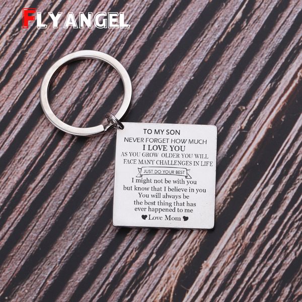 encouragement son keychain mom gives the son a keyring gift to my children growth gifts delicate key holder trinket souvenir, Silver
encouragement son keychain mom gives the son a keyring gift to my children growth gifts delicate key holder trinket souvenir, Silver