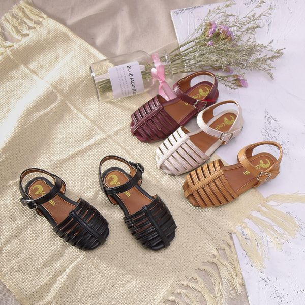 new kids sandals breathable girls roman shoes comfortable children summer shoes solid color retro princess sandalias 21-33, Black;red
new kids sandals breathable girls roman shoes comfortable children summer shoes solid color retro princess sandalias 21-33, Black;red