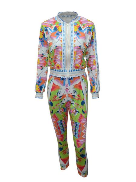 women 's tracksuit two piece set fashion floral print jacket and cropped pants suit autumn sportswear women sweat suits designer, Gray
women 's tracksuit two piece set fashion floral print jacket and cropped pants suit autumn sportswear women sweat suits designer, Gray
