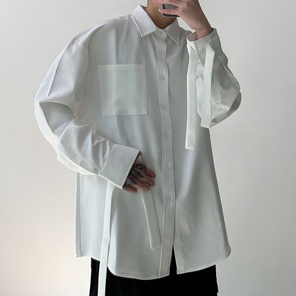 2020 spring and autumn new youth popular solid color men's loose single-breasted long-sleeved shirt fashion casual wild top, White;black
2020 spring and autumn new youth popular solid color men's loose single-breasted long-sleeved shirt fashion casual wild top, White;black