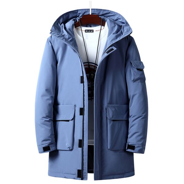 men winter coat long down jacket fashion winter warm white duck thick down jacket hooded outerwear, Black
men winter coat long down jacket fashion winter warm white duck thick down jacket hooded outerwear, Black