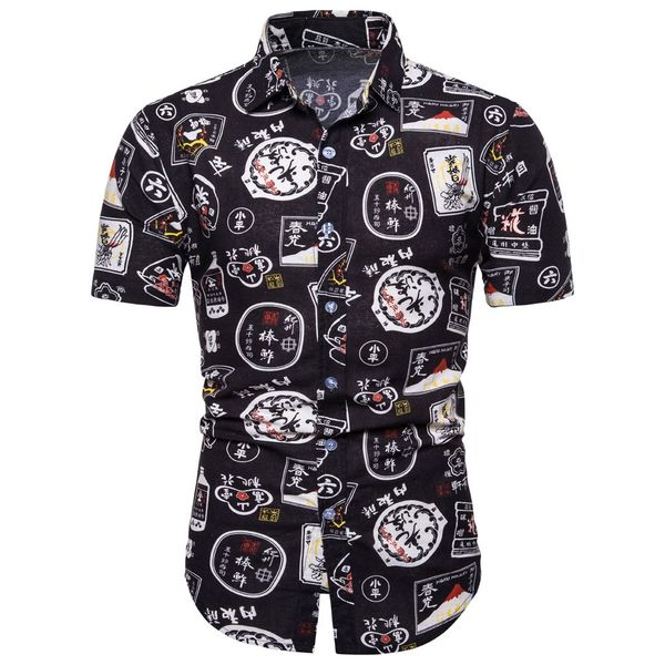 feitong men summer cotton linen buttons casual shirt short sleeve shirt tee mens clothes male casual, White;black
feitong men summer cotton linen buttons casual shirt short sleeve shirt tee mens clothes male casual, White;black