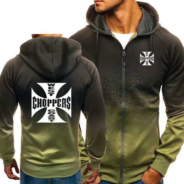 spring autumn sweatshirt west choppers gradient hoodies men streetwear fleece zipper jacket men hip hop harajuku tracksuip, Black
spring autumn sweatshirt west choppers gradient hoodies men streetwear fleece zipper jacket men hip hop harajuku tracksuip, Black