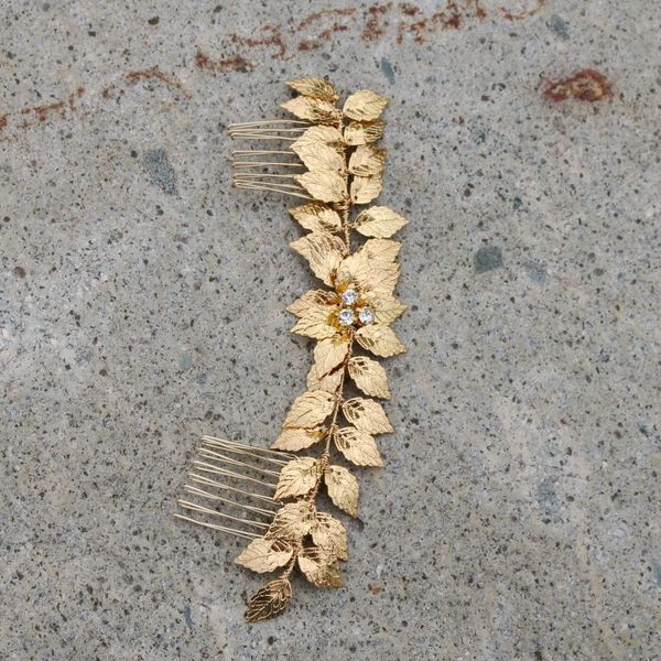 jonnafe gold leaf birdal long hair comb rhinestone wedding hair vine accessories rose gold women headband hair jewelry, Golden;white
jonnafe gold leaf birdal long hair comb rhinestone wedding hair vine accessories rose gold women headband hair jewelry, Golden;white
