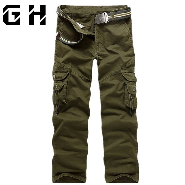 2018 cargo pants plus size large men cargo pants cotton loose baggy trousers male big size multi-pocket, Black
2018 cargo pants plus size large men cargo pants cotton loose baggy trousers male big size multi-pocket, Black