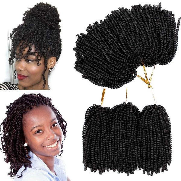 3pcs/lot spring twist hair ombre spring twist braids hair synthetic braiding hair extensions low temperature fiber 8inch (1b#, Black
3pcs/lot spring twist hair ombre spring twist braids hair synthetic braiding hair extensions low temperature fiber 8inch (1b#, Black