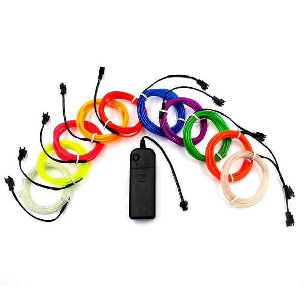 flexible neon lights 16.4ft glow el wire string strip rope tube car dance party costume+ controller decorative light christmas light
flexible neon lights 16.4ft glow el wire string strip rope tube car dance party costume+ controller decorative light christmas light