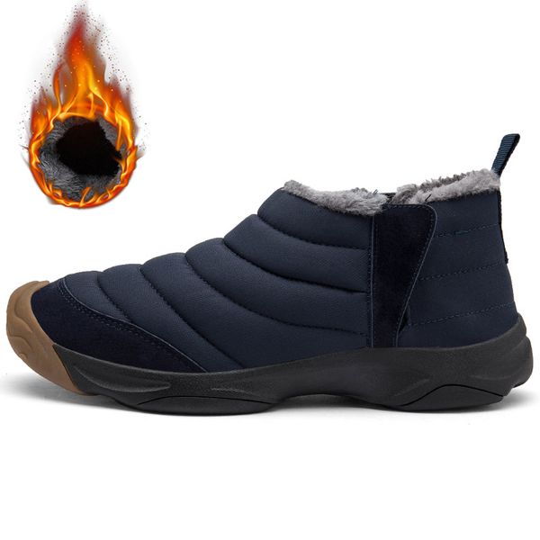 winter shoes for men snow boots ankle boots waterproof warm plush anti-skid booties safety shoes flat big size, Black
winter shoes for men snow boots ankle boots waterproof warm plush anti-skid booties safety shoes flat big size, Black