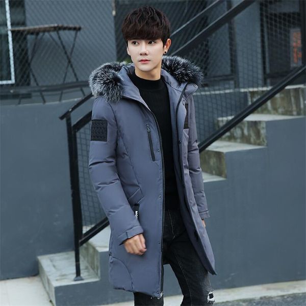 long parkas men 2018 thick warm winter outwear with fur hooded coat business parkas warmest long winter jacket plus size 3xl, Black
long parkas men 2018 thick warm winter outwear with fur hooded coat business parkas warmest long winter jacket plus size 3xl, Black