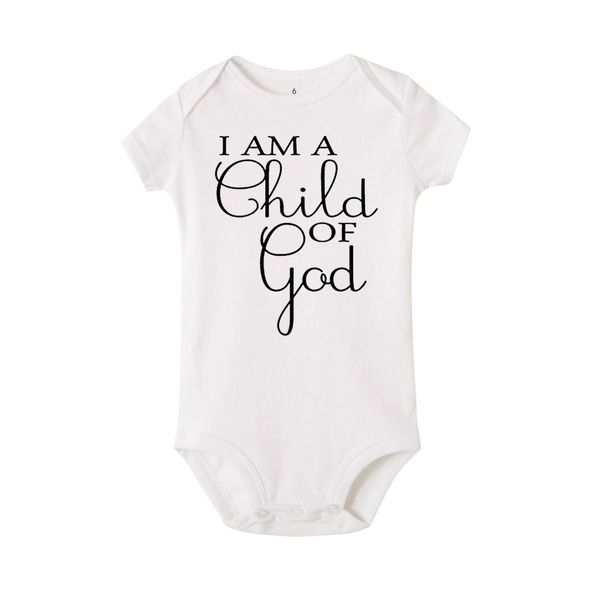 i am a child of god letter print newborn infant baby girl boy short sleeve romper cotton jumpsuit playsuit outfits clothes, White
i am a child of god letter print newborn infant baby girl boy short sleeve romper cotton jumpsuit playsuit outfits clothes, White