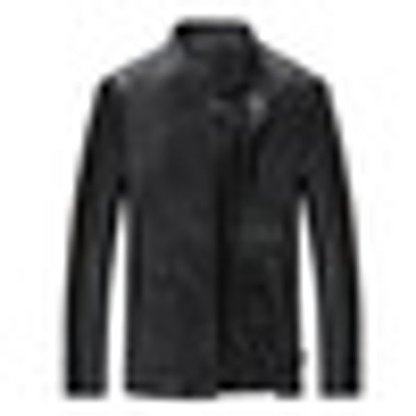 men's leather & faux fashion autumn men stand collar pu jackets slim fit zipper coats casual outerwear clothings, Black
men's leather & faux fashion autumn men stand collar pu jackets slim fit zipper coats casual outerwear clothings, Black