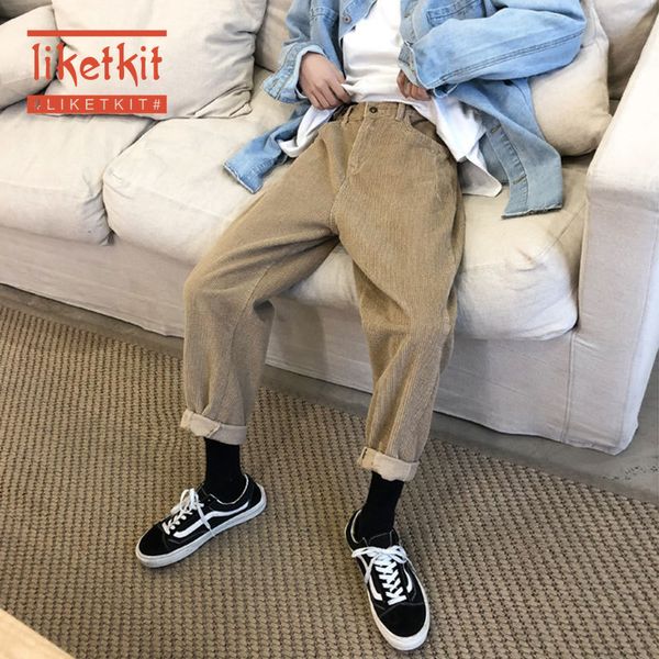 liketkit mens winter harem pants 2019 solid loose corduroy thicken khaki pants male casual trousers japanese vintage streetwear, Black
liketkit mens winter harem pants 2019 solid loose corduroy thicken khaki pants male casual trousers japanese vintage streetwear, Black