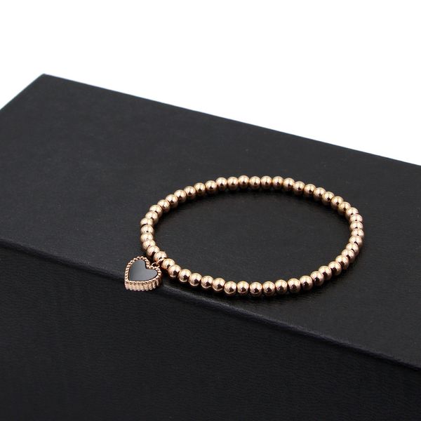 2020 double - sided peach heart beads elastic rope bracelet heart - shaped rose gold bracelet for women jewelry gifts for women, Black
2020 double - sided peach heart beads elastic rope bracelet heart - shaped rose gold bracelet for women jewelry gifts for women, Black