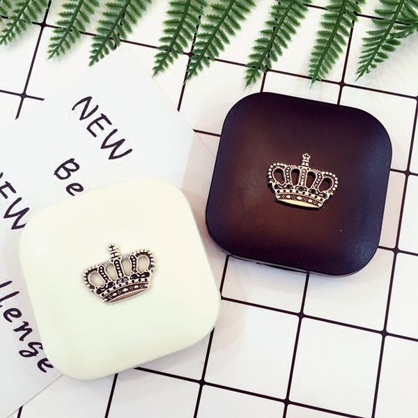 cute contact lenses case crown design travel lens box set with mirror eye lenses holder container for cosmetic contact lens, Silver
cute contact lenses case crown design travel lens box set with mirror eye lenses holder container for cosmetic contact lens, Silver