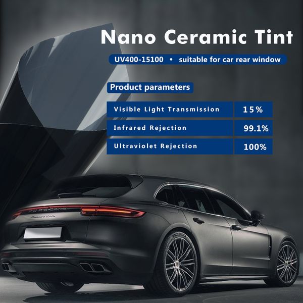 sunice dark black window film car sunshade vinyl film vlt15% improve privacy effect uv proof car home solar tint 1.52x5m
sunice dark black window film car sunshade vinyl film vlt15% improve privacy effect uv proof car home solar tint 1.52x5m